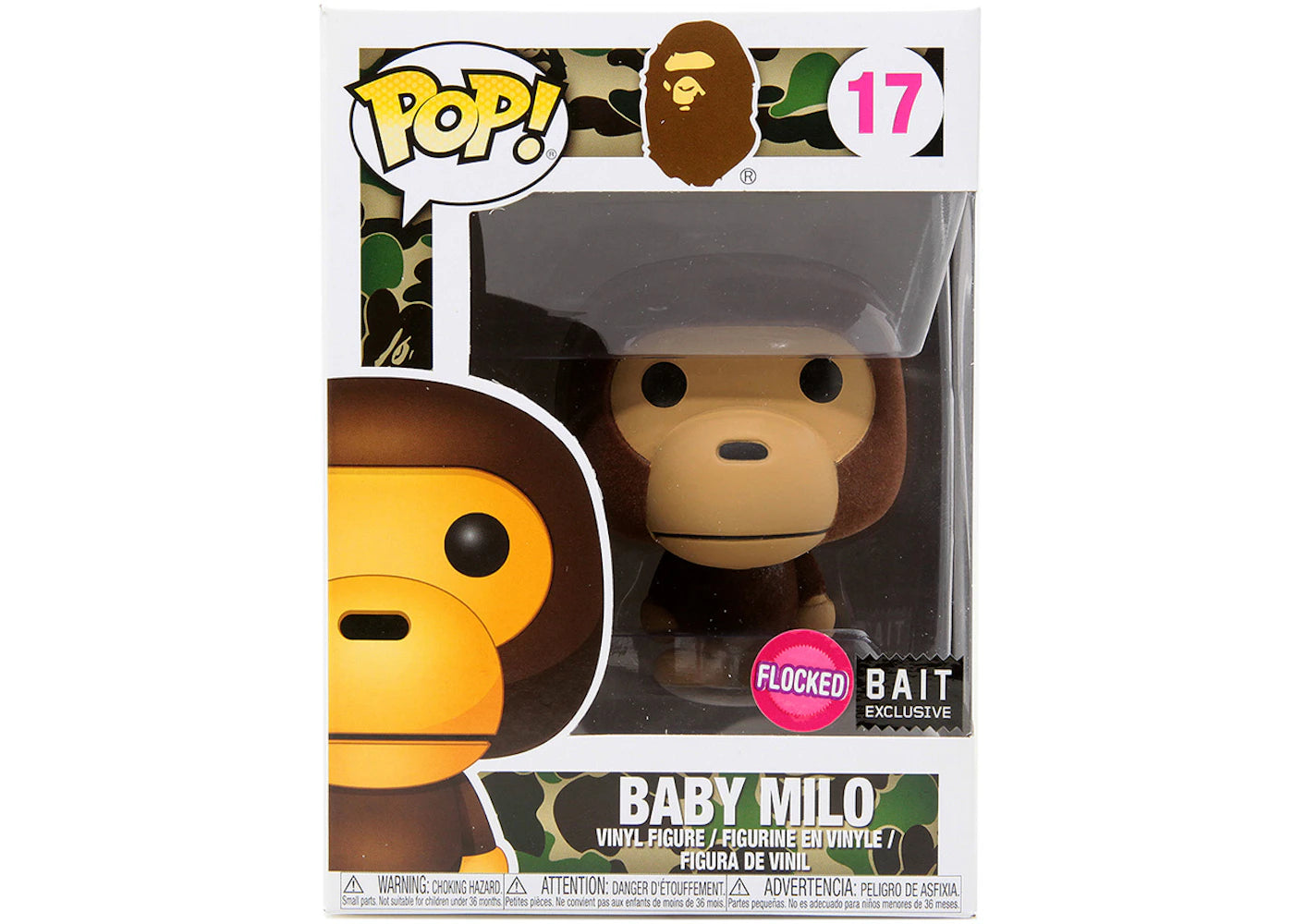Funko Pop! BAPE Baby Milo (Flocked) Bait Exclusive Figure #17-