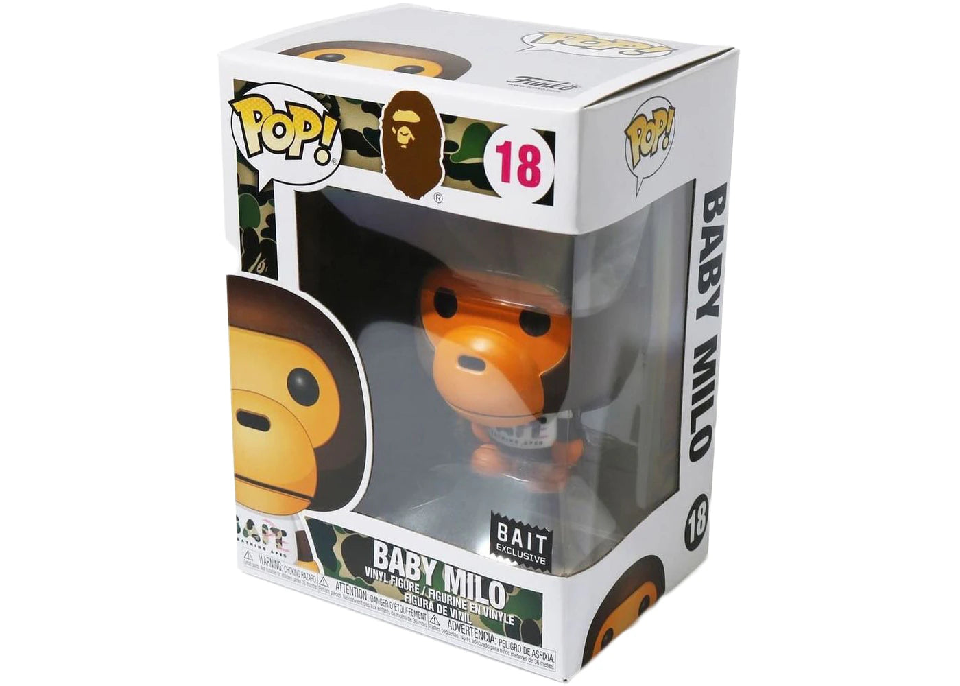 Figurine Funko Pop! BAPE Baby Milo Bait Exclusive n° 18