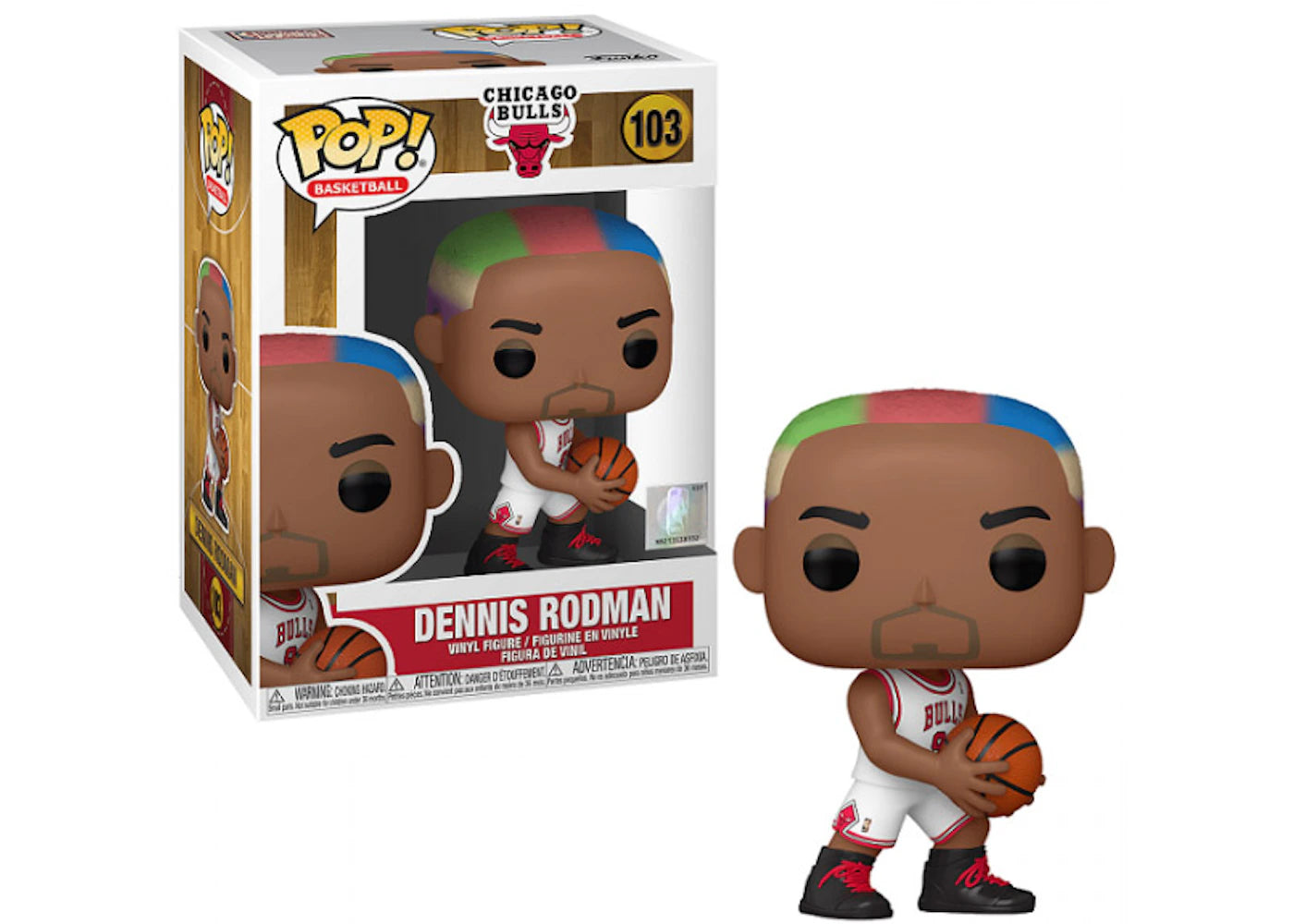 Funko Pop! Basketball Chicago Bulls Dennis Rodman Figure #103-
