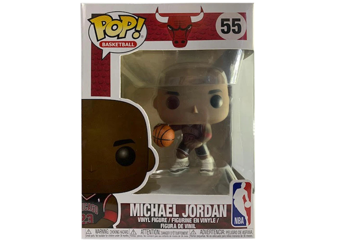 Funko Pop! Basketball Chicago Bulls Michael Jordan (Black Jersey) Figure #55-