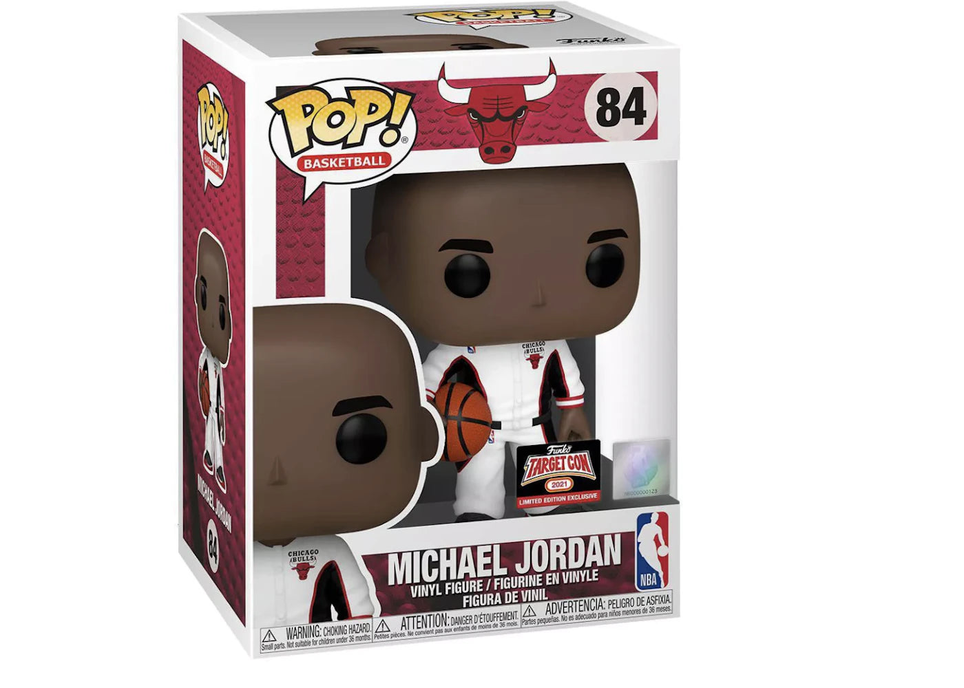Funko Pop! Basketball Chicago Bulls Michael Jordan (White Warmup) Target Con Exclusive Figure #84-