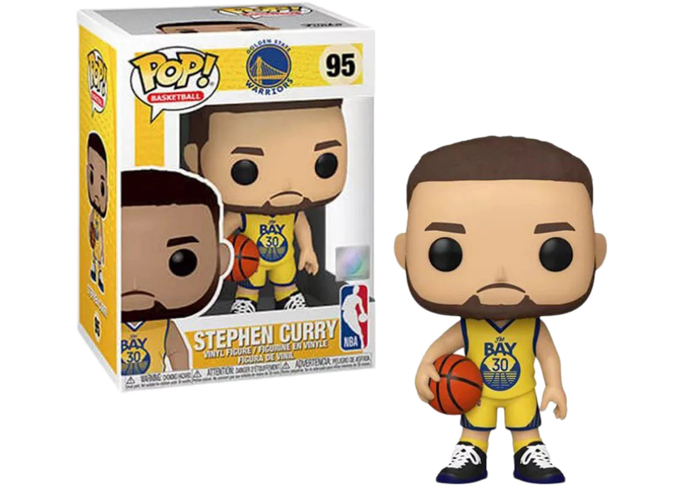 Funko Pop! Basketball Golden State Warriors Steph Curry Alternate Uniform Figure #95-