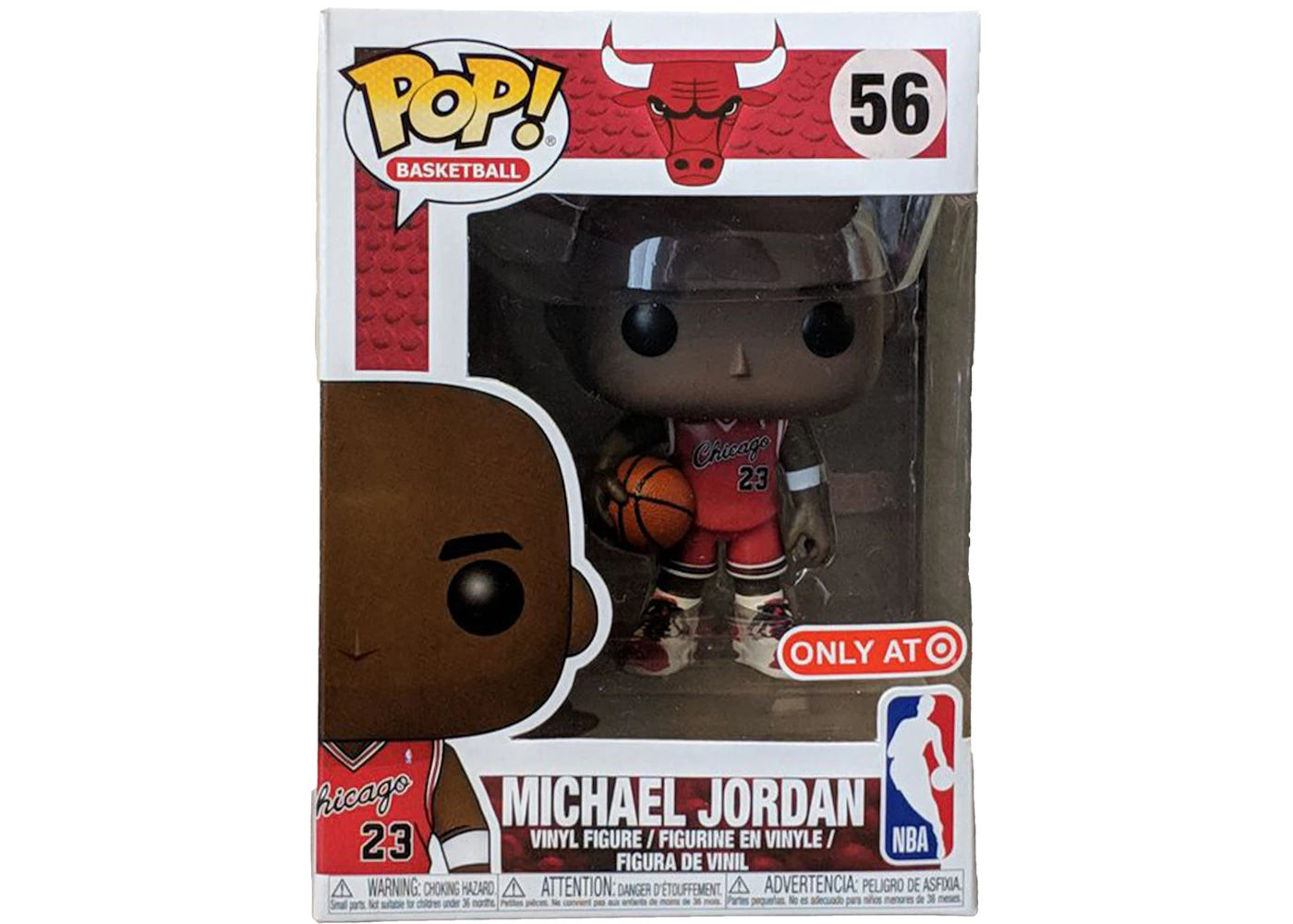Funko Pop! Basketball Michael Jordan Chicago Bulls Red Jersey Target Exclusive Figure #56-