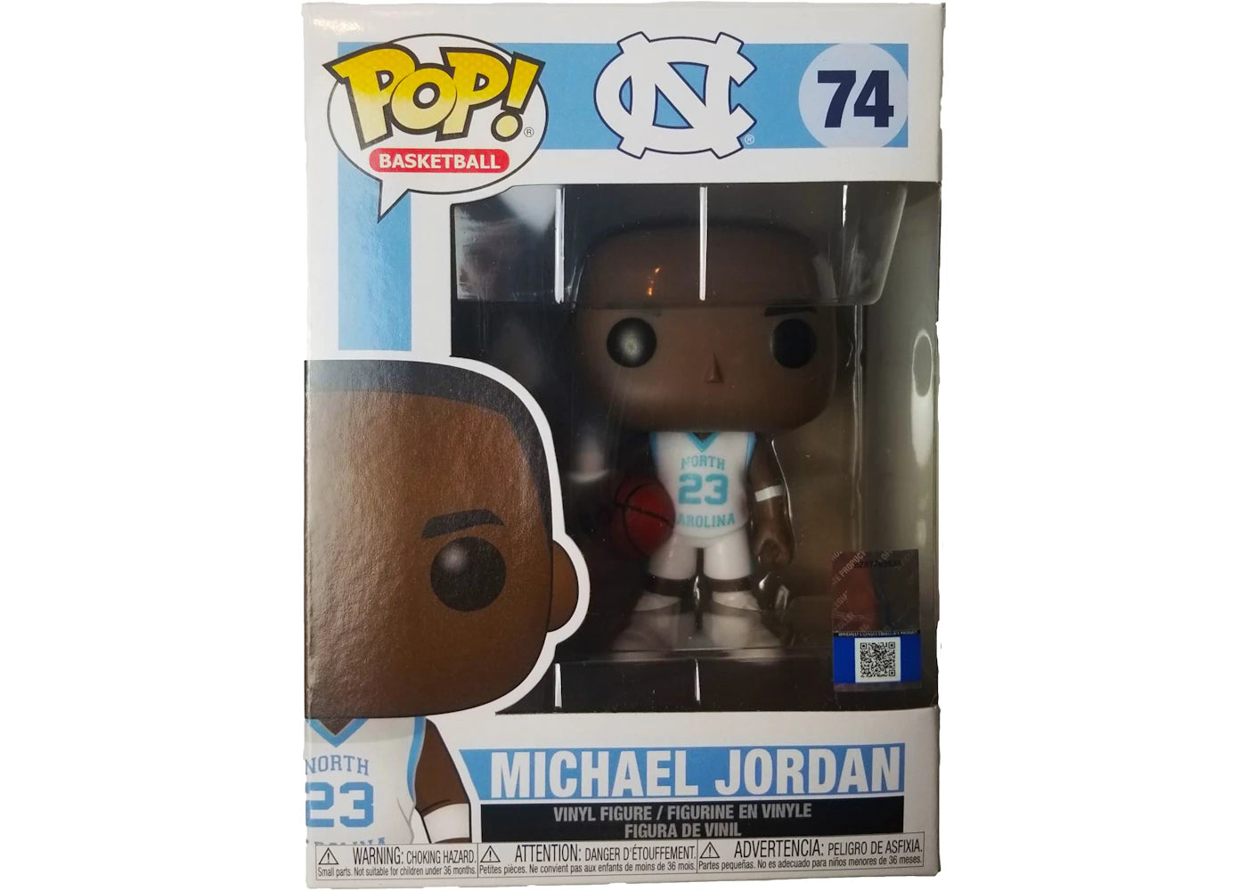 Funko Pop! Basketball Michael Jordan North Carolina Jersey Figure #74-