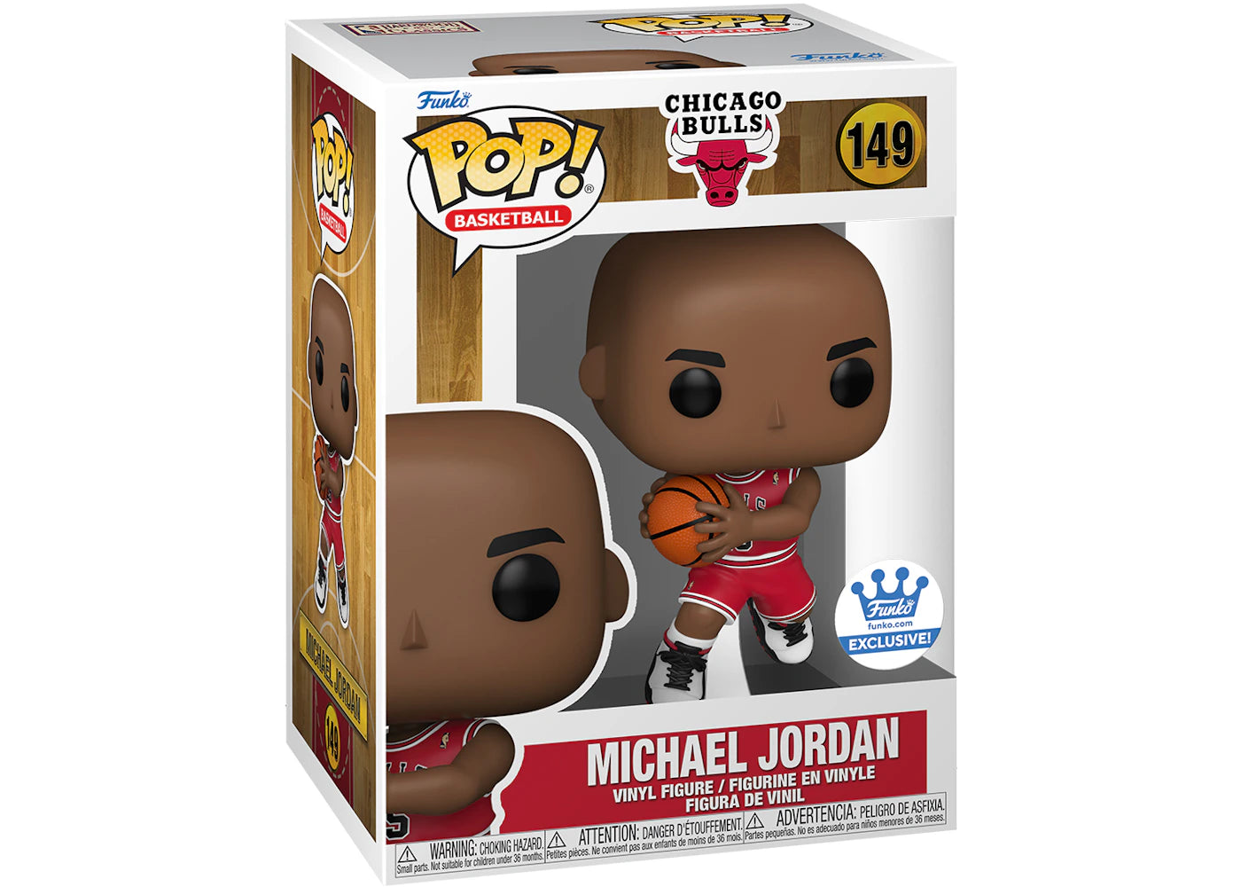 Funko Pop! Basketball NBA Chicago Bulls Michael Jordan Funko Shop Exclusive Figure #149-