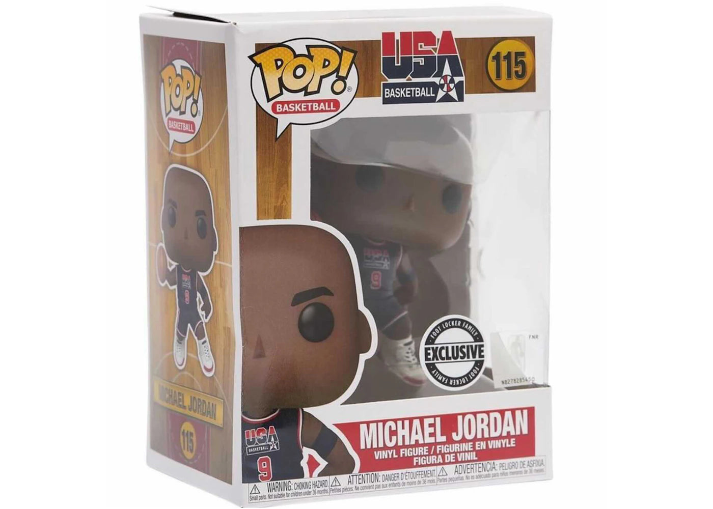 Funko Pop! Basketball USA Basketball Michael Jordan Foot Locker Family Exclusive Figure #115-