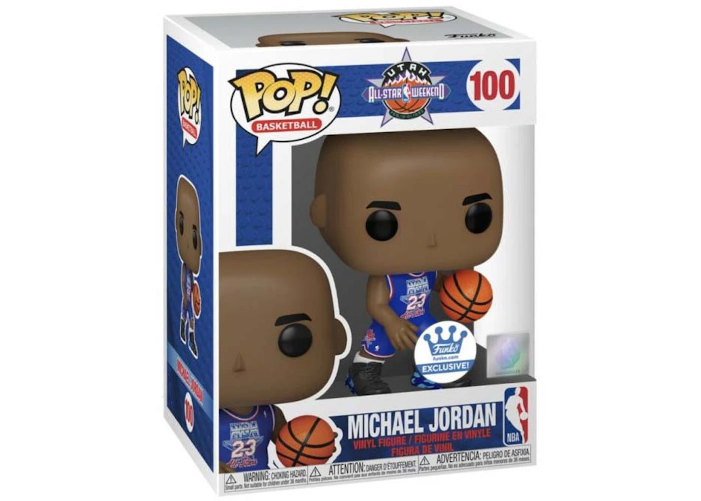 Funko Pop! Basketball Utah All-Star Weekend Michael Jordan Funko Exclusive Figure #100-