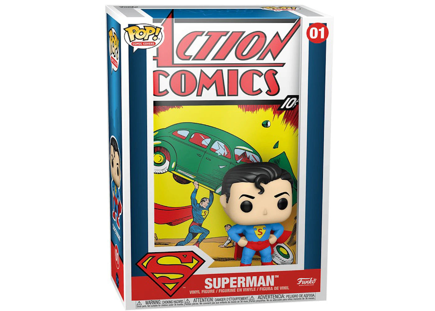 Funko Pop! Comic Covers Action Comics Superman Figure #1-