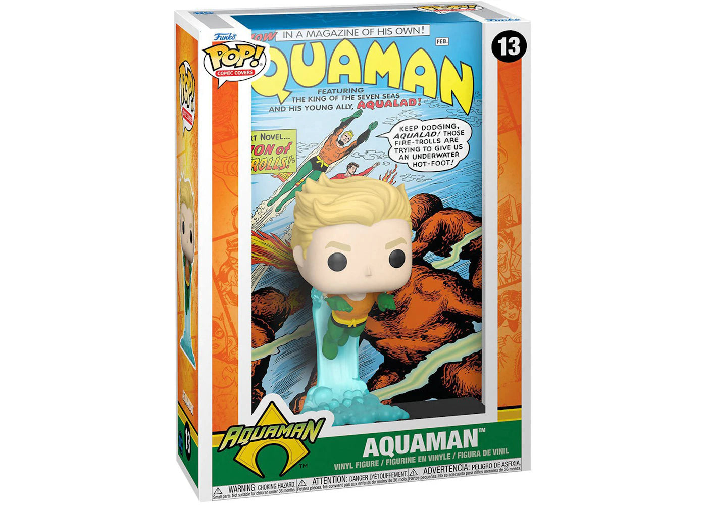 Funko Pop! Comic Covers DC Comics Aquaman Figure #13-