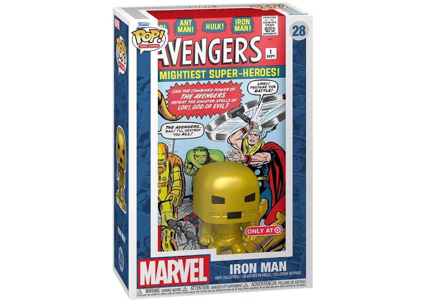 Funko Pop! Comic Covers Marvel Iron Man Target Exclusive Figure #28-