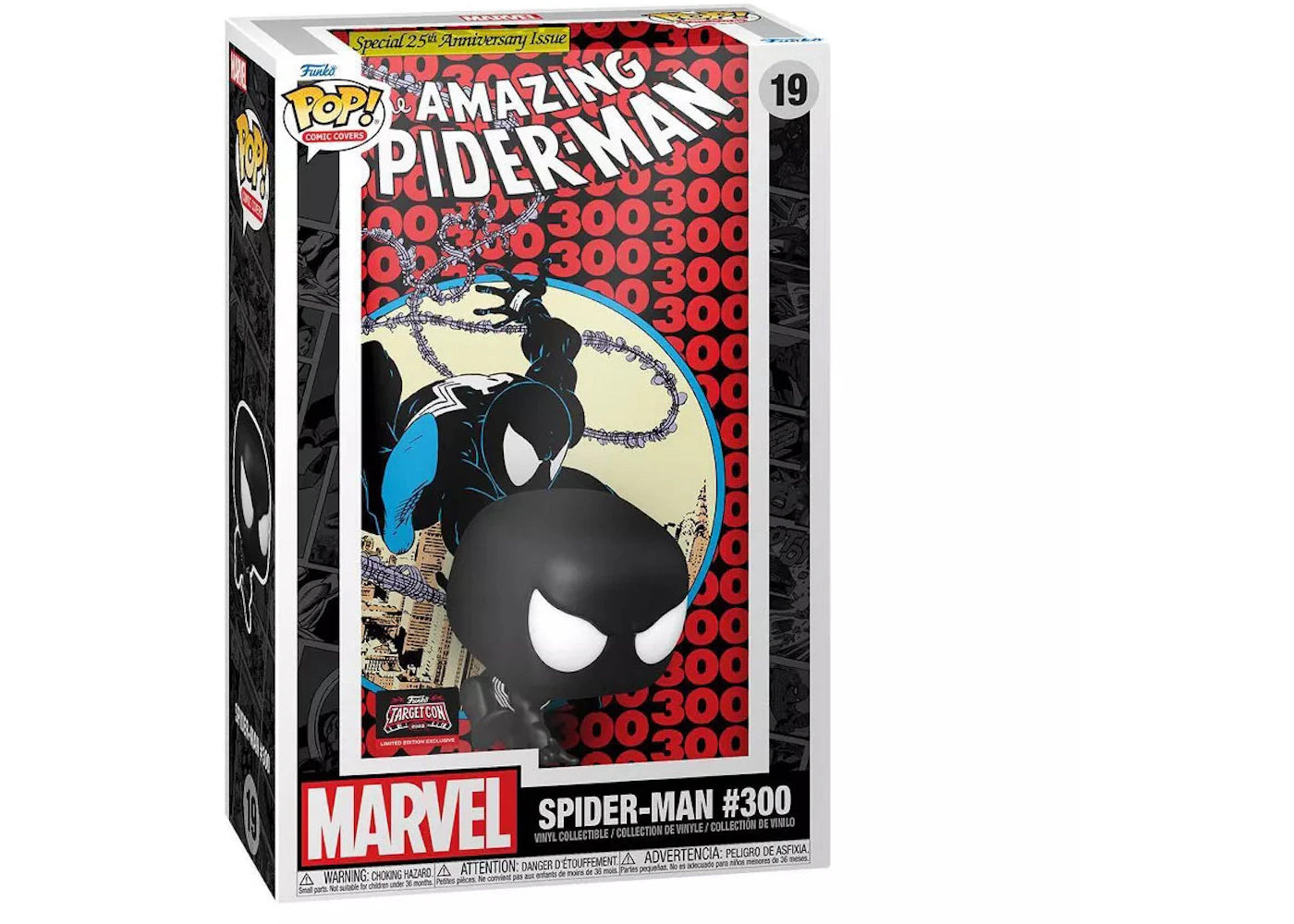 Funko Pop! Comic Covers Marvel Spider-Man #300 Target-Con Exclusive Figure #19-