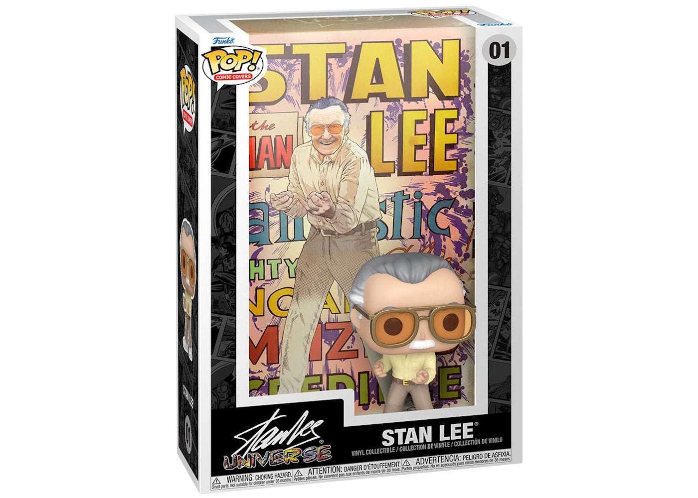 Funko Pop! Comic Covers Marvel Stan Lee Figure #01-