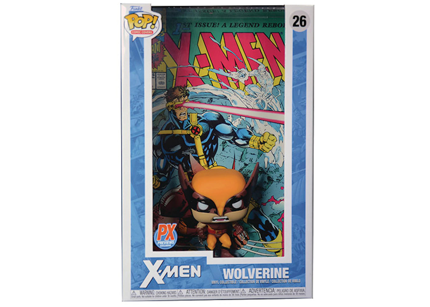 Funko Pop! Comic Covers Marvel X-Men Wolverine PX Previews Exclusive Figure #26-