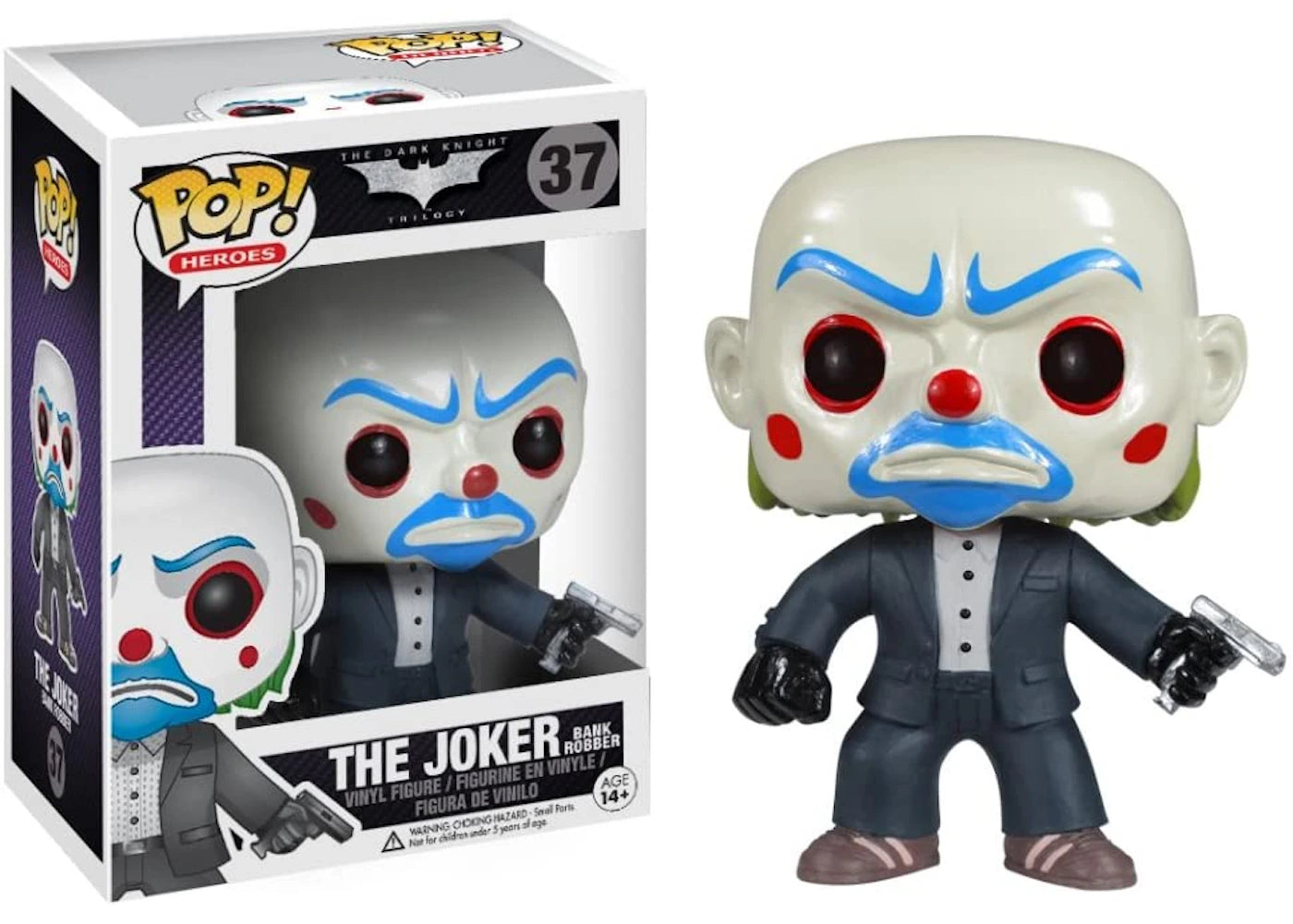 Funko Pop! Heroes DC The Dark Knight The Joker (Bank Robber) Figure #37-