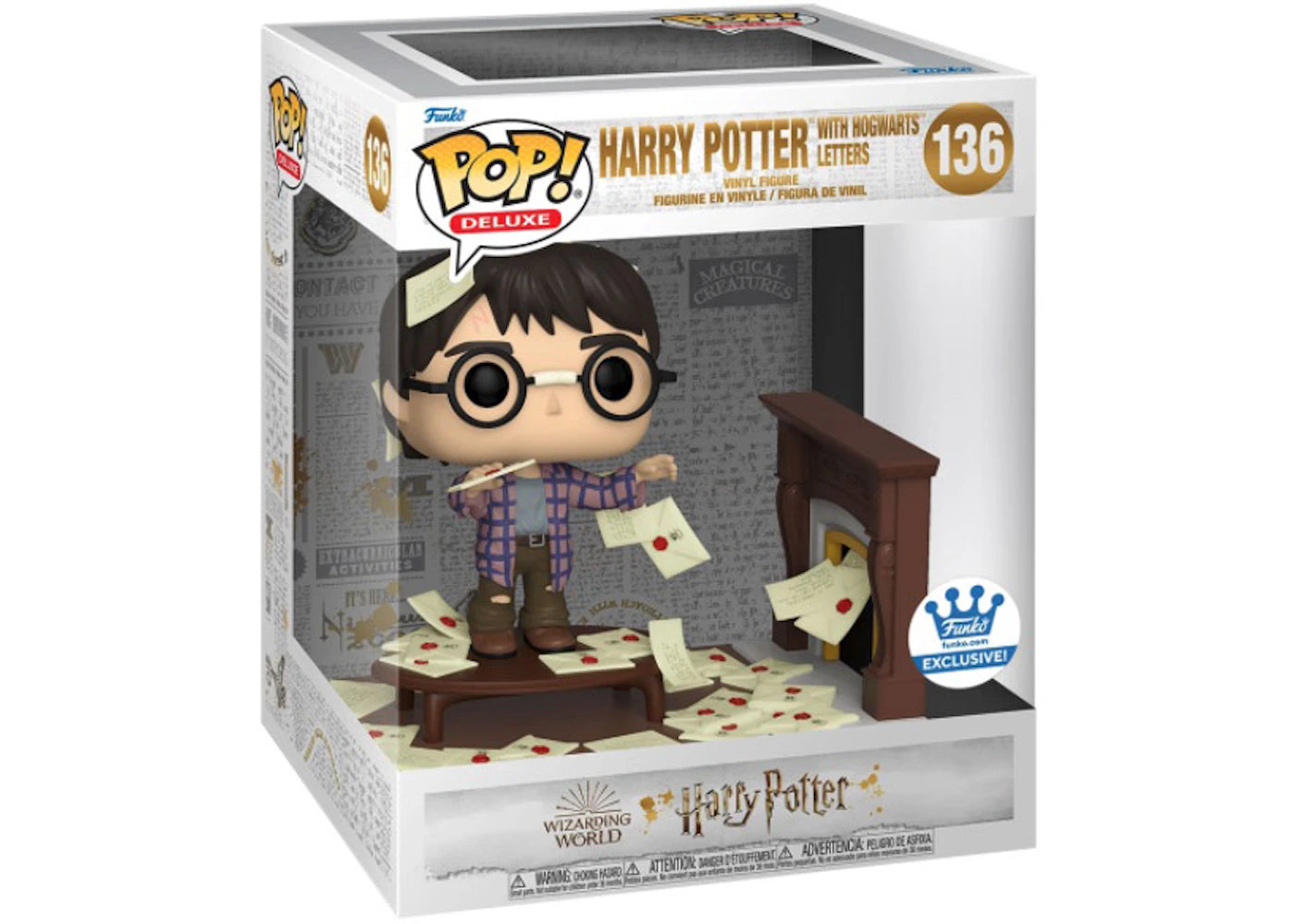 Funko Pop! Deluxe Harry Potter With Hogwarts Letters Funko Shop Exclusive Figure #136-