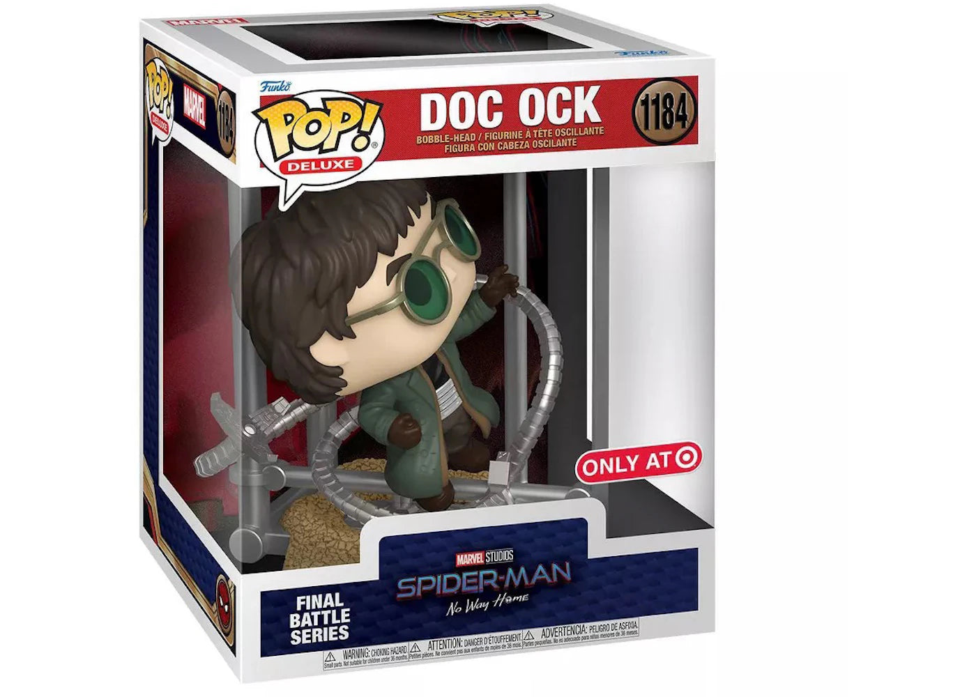 Funko Pop! Deluxe Marvel Studios Spider-Man No Way Home Final Battle Series Doc Ock Target Exclusive Figure #1184-