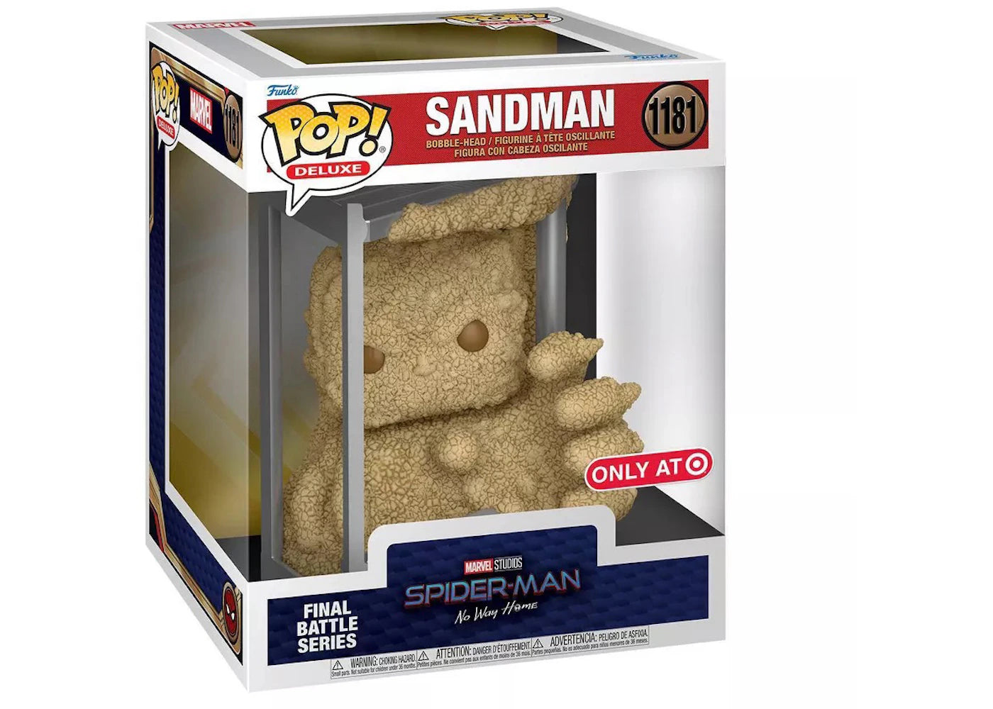 Funko Pop! Deluxe Marvel Studios Spider-Man No Way Home Sandman Target Exclusive Figure #1181-