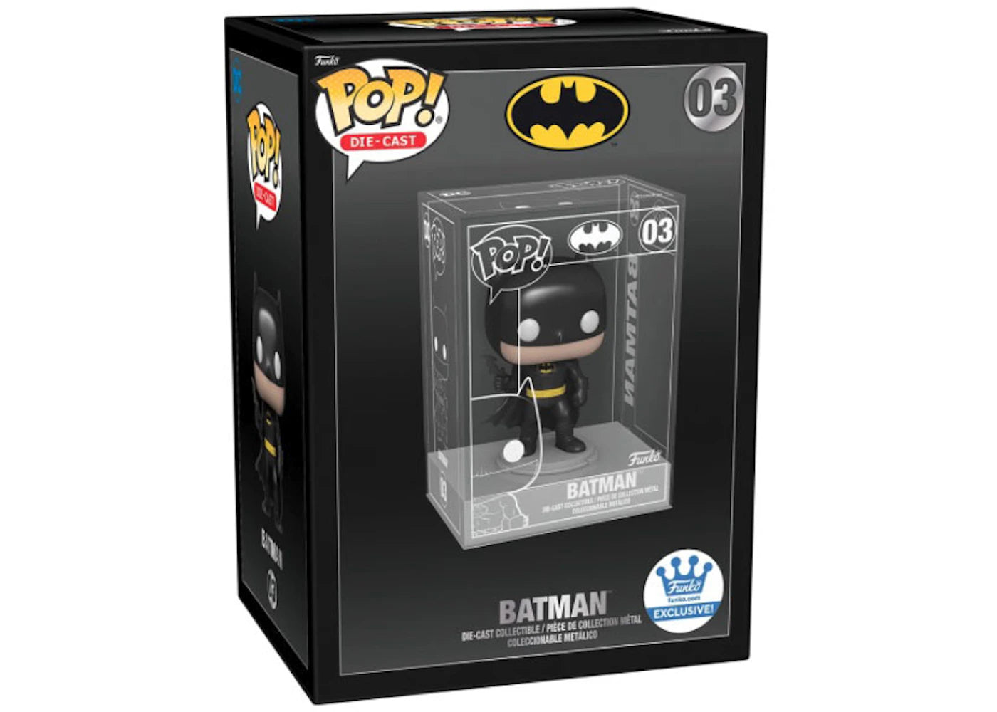 Funko Pop! Die-Cast Batman Funko Shop Exclusive Figure #03-
