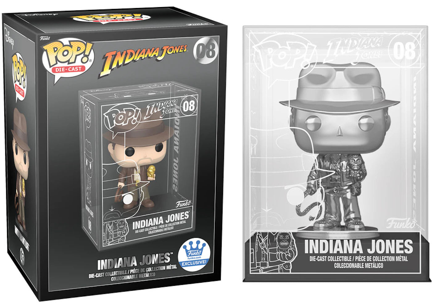 Funko Pop! Die-Cast Indiana Jones Chase Edition Funko Shop Exclusive Figure #08-