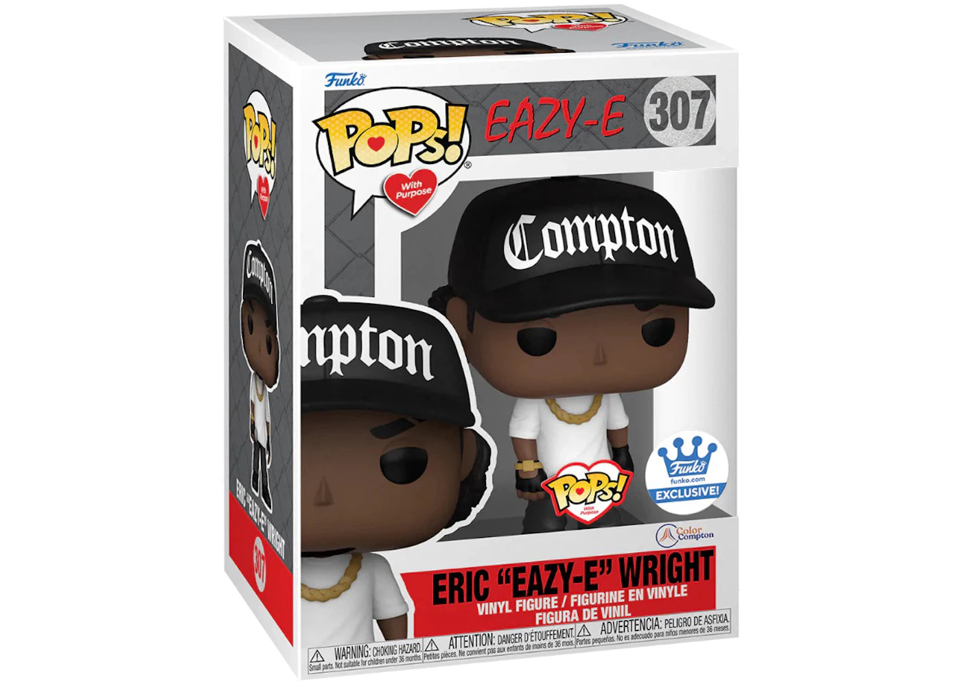 Funko Pop! Eazy-E Eric (Eazy-E) Wright Pops with Purpose Figurine exclusive Funko Shop n° 307-