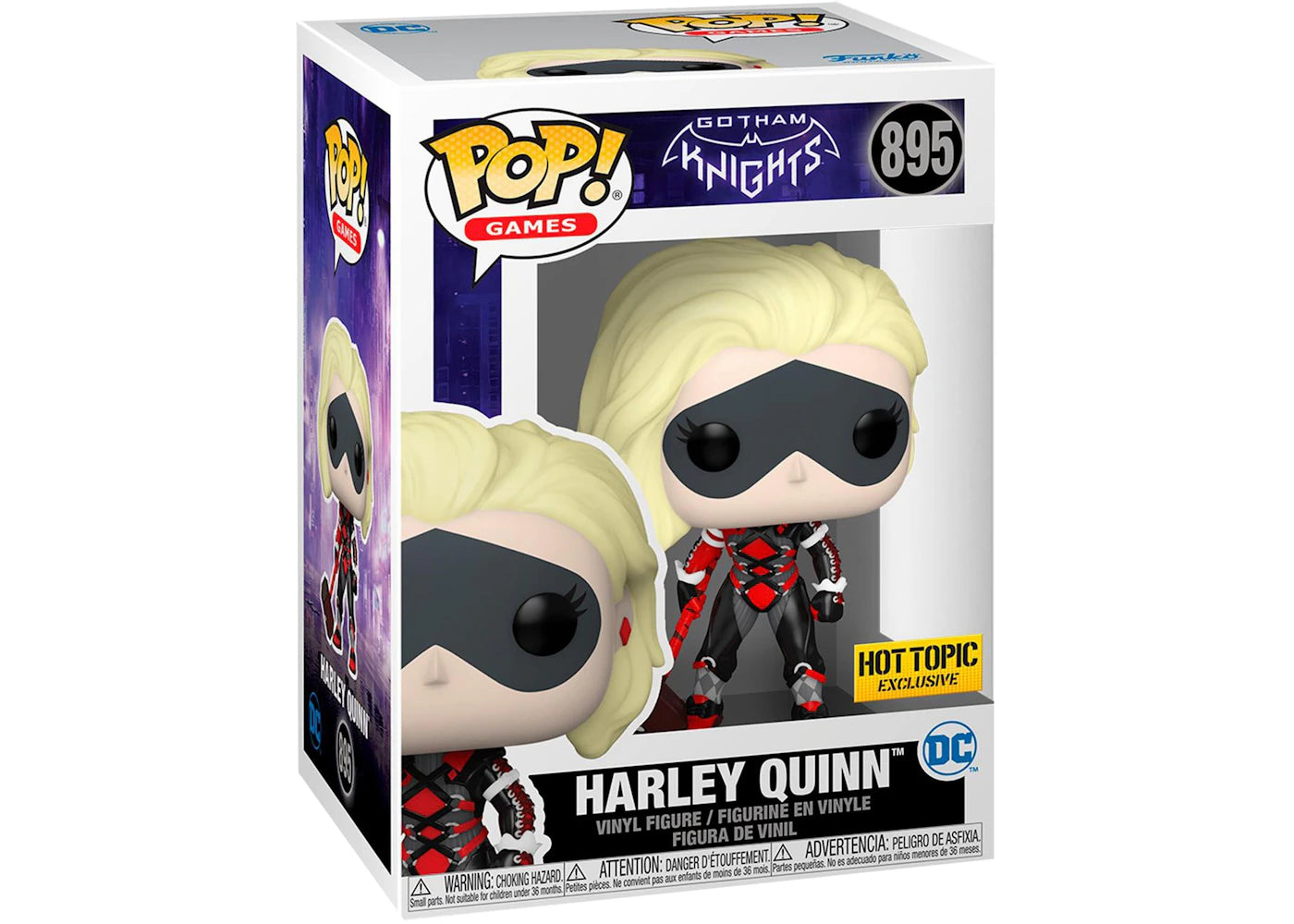 Funko Pop! Games DC Gotham Knights Harley Quinn Hot Topic Exclusive Figure #895-