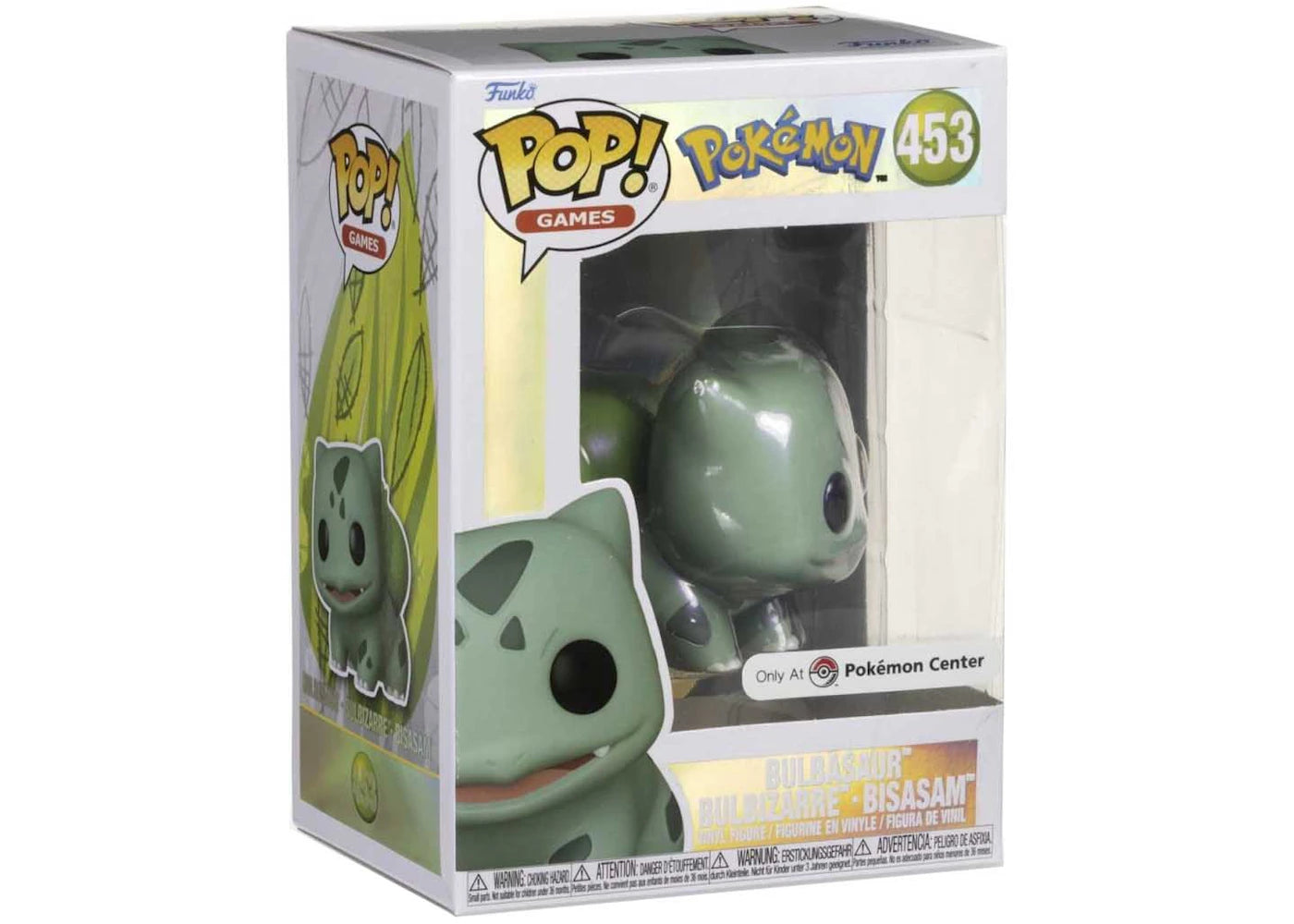 Funko Pop! Games Pokémon Bulbasaur Pokémon Center Exclusive Figure #453-