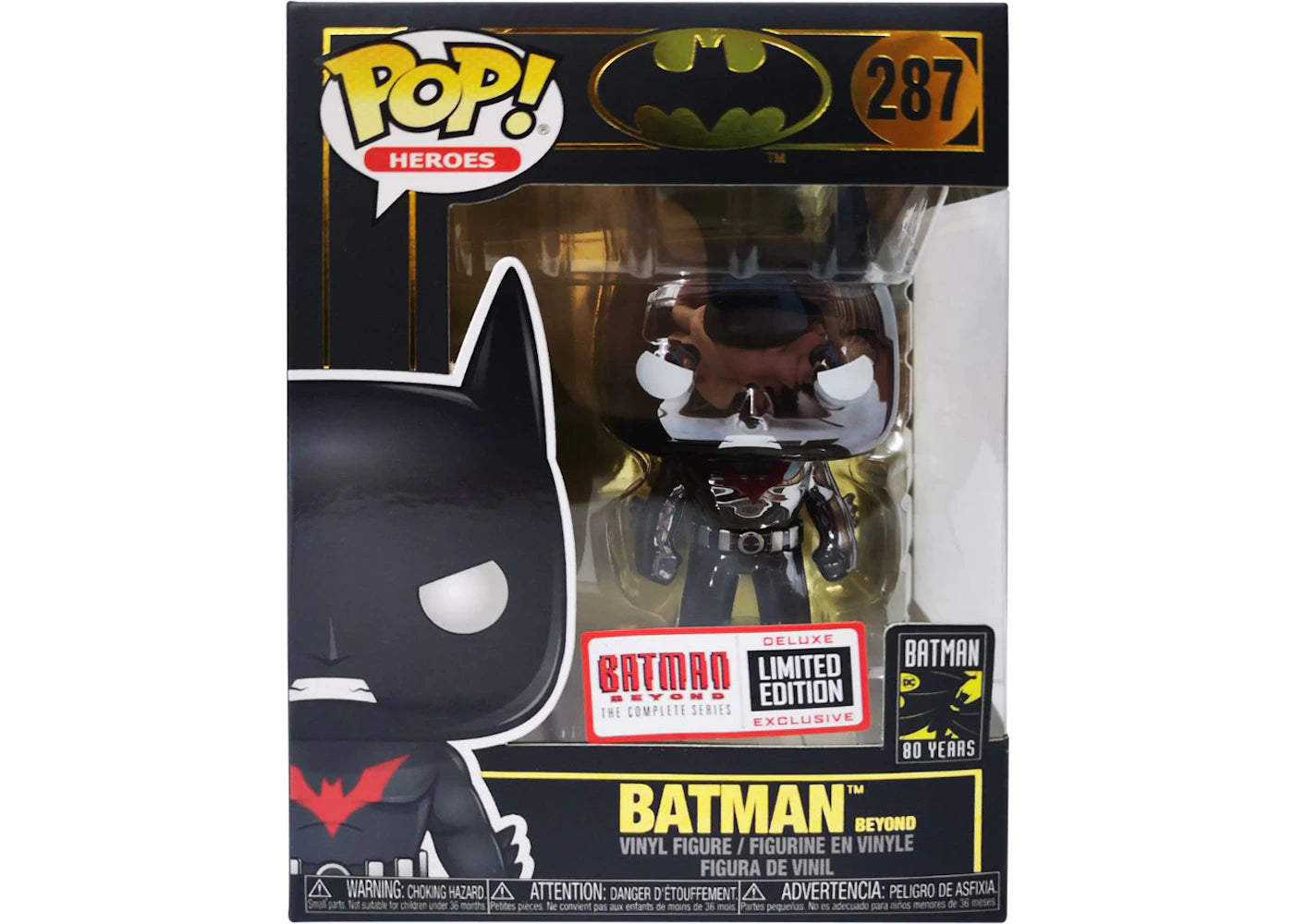 Funko Pop! Heroes Batman Beyond Deluxe Limited Edition Figure #287-