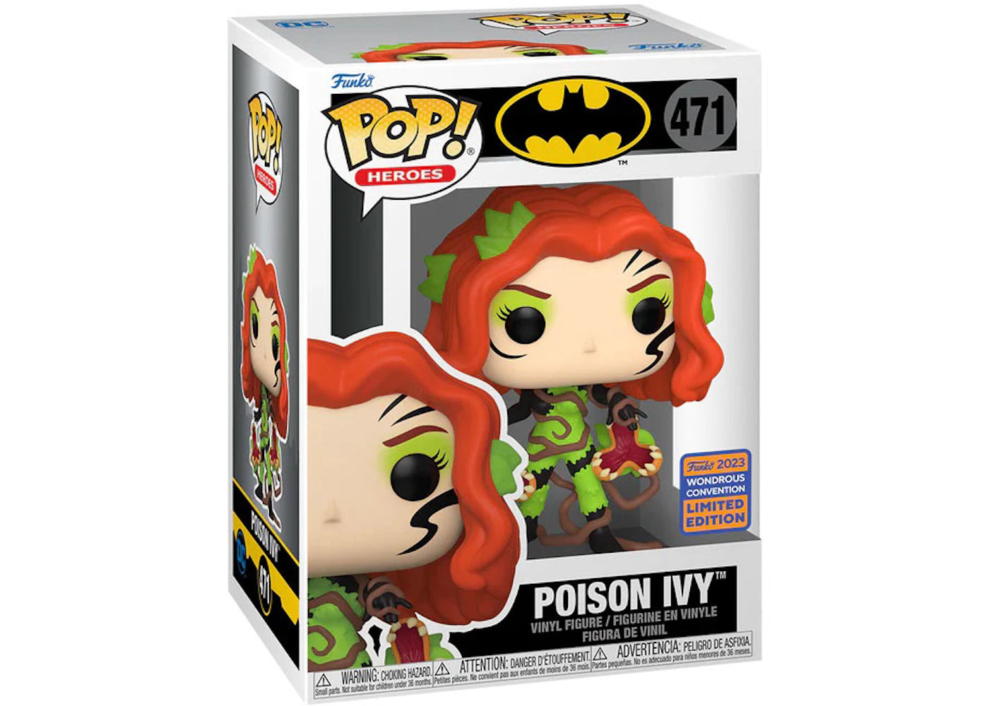 Funko Pop! Heroes DC Batman Poison Ivy 2023 Wondrous Convention Exclusive Figure #471-
