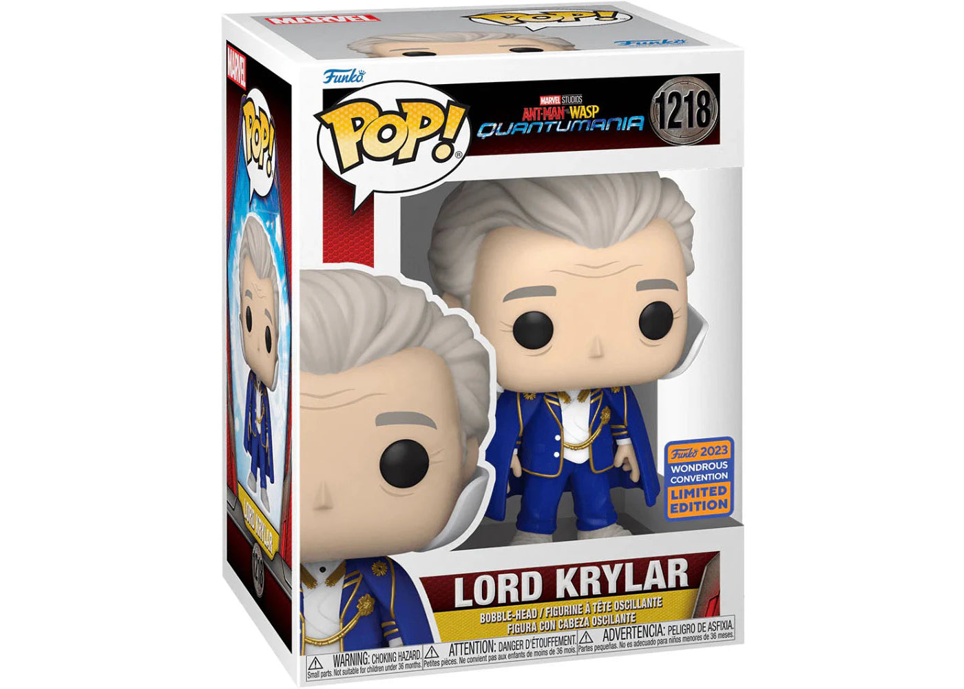 Funko Pop! Marvel Studios Ant-Man and the Wasp Quantumania Lord Krylar 2023 Wondrous Convention Exclusive Figure #1218-