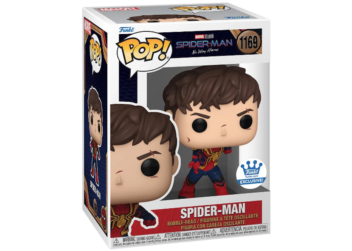 Funko Pop! Marvel Studios Spider-Man No Way Home Spider-Man Funko Shop Exclusive Figure #1169-
