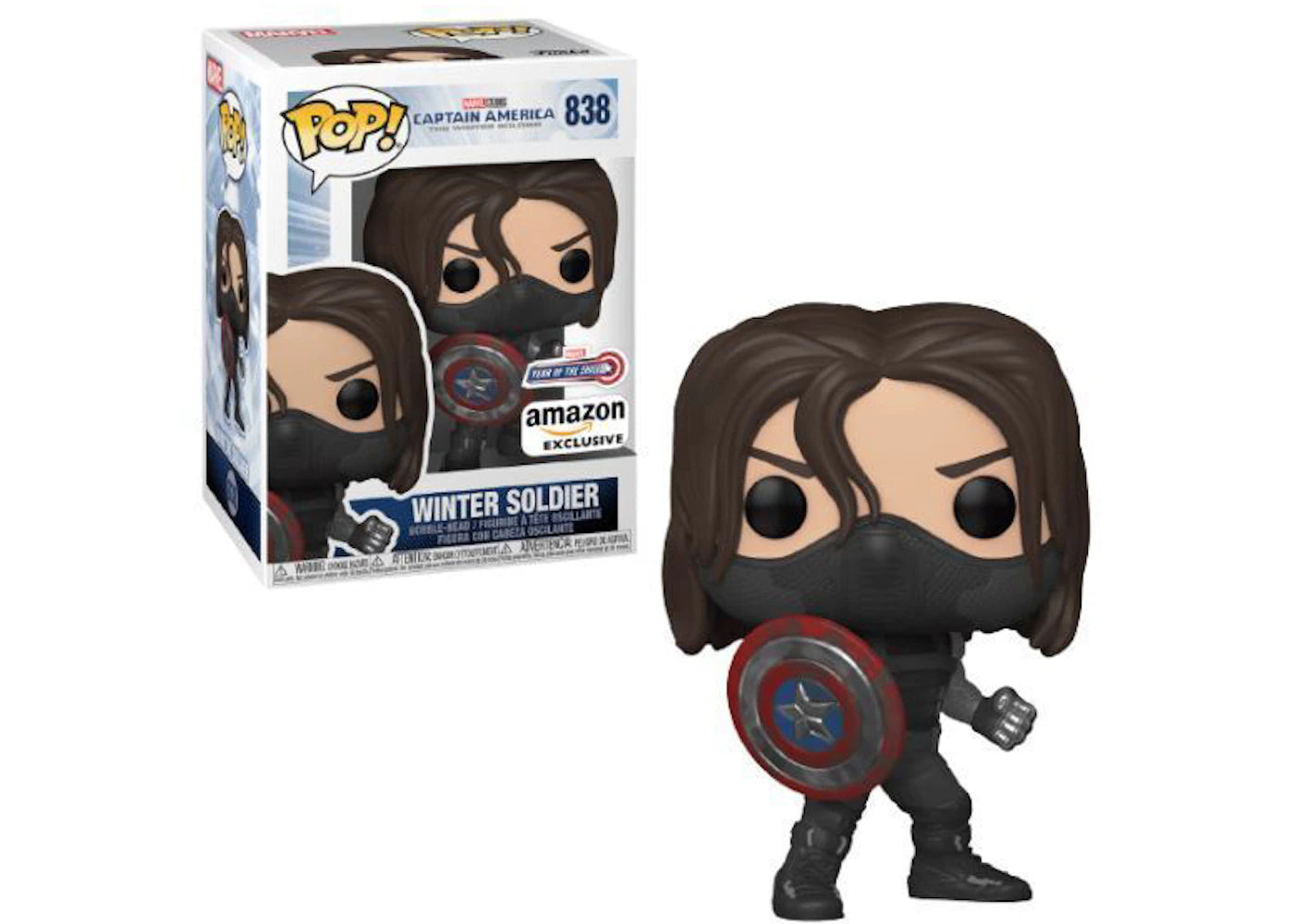 Funko Pop! Marvel Year of The Shield The Winter Soldier Figure #838-