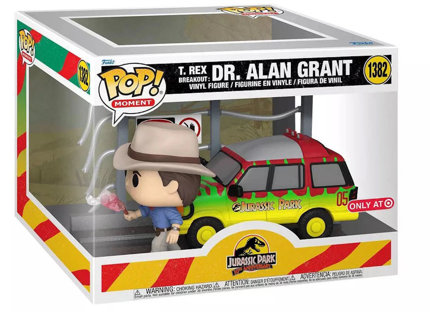 Funko Pop! Moments Jurassic Park 30th Anniversary T. Rex Breakout: Dr. Alan Grant Target Exclusive Figure #1382-
