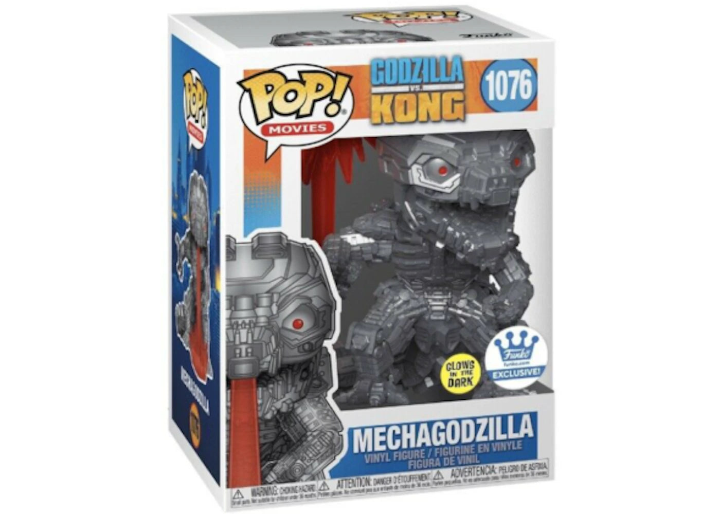 Funko Pop! Movies Godzilla vs Kong Mechagodzilla (Glow) Funko Shop Exclusive Figure #1076-