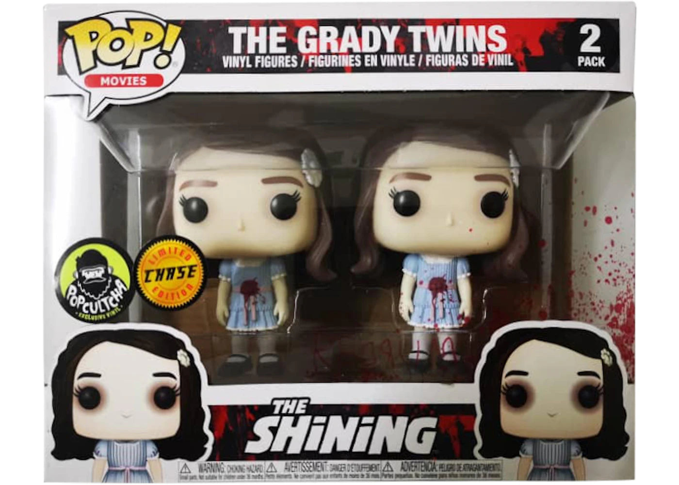 Funko Pop! Movies The Shining The Grady Twins (Chase) Popcultcha Exclusive 2 Pack-