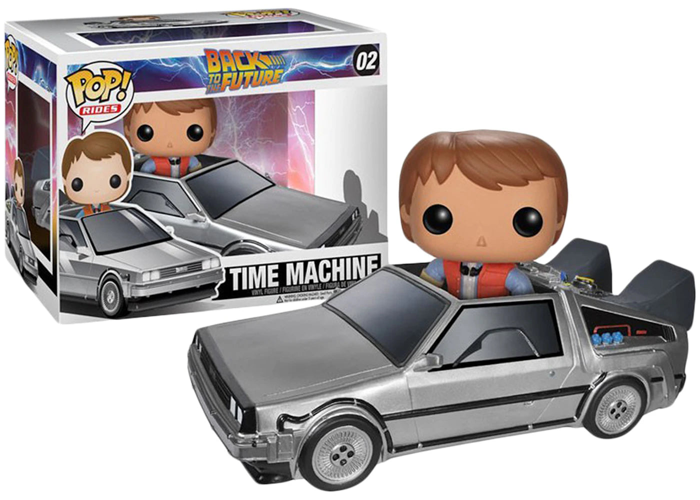 Funko Pop! Rides Back to the Future Time Machine Figure #02-