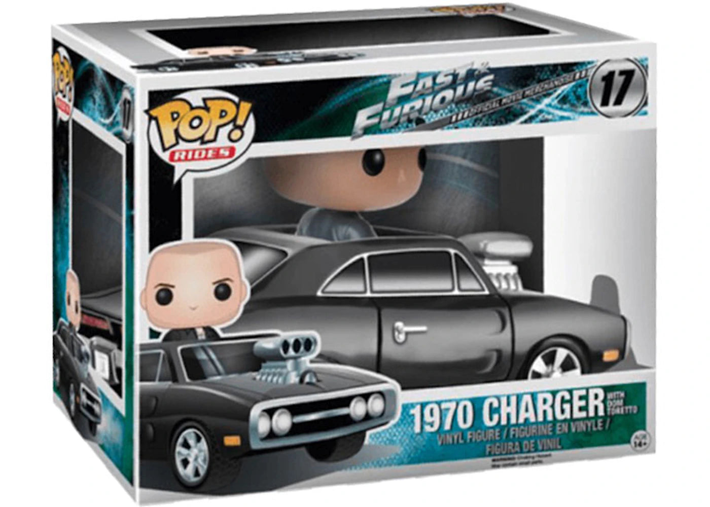 Funko Pop! Rides Fast & Furious 1970 Charger with Dom Toretto Figure #17-