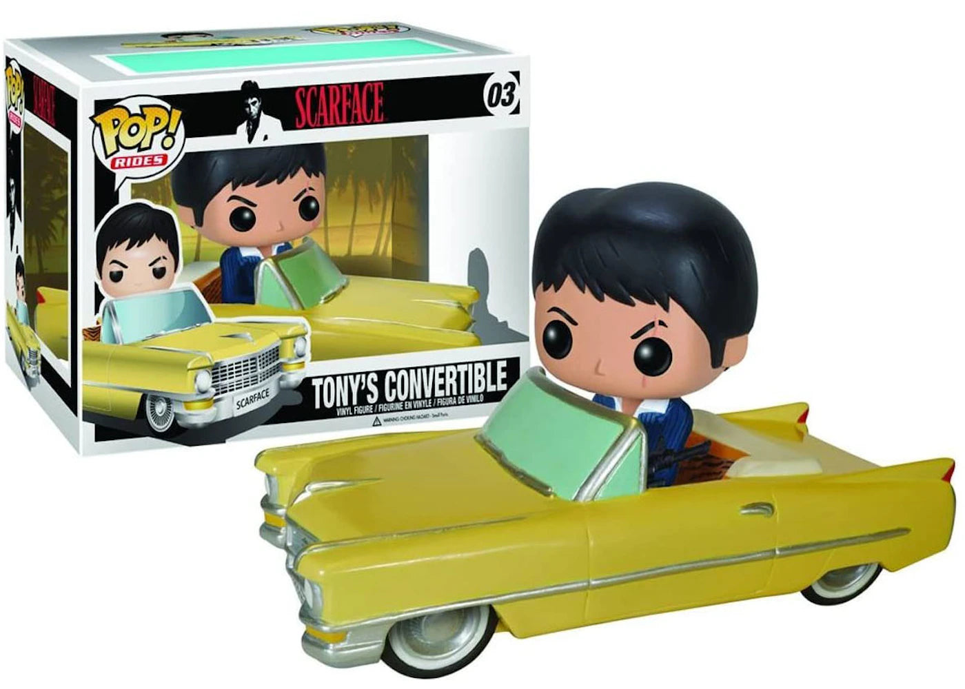 Funko Pop! Rides Scarface Tony's Convertible Figure #03-