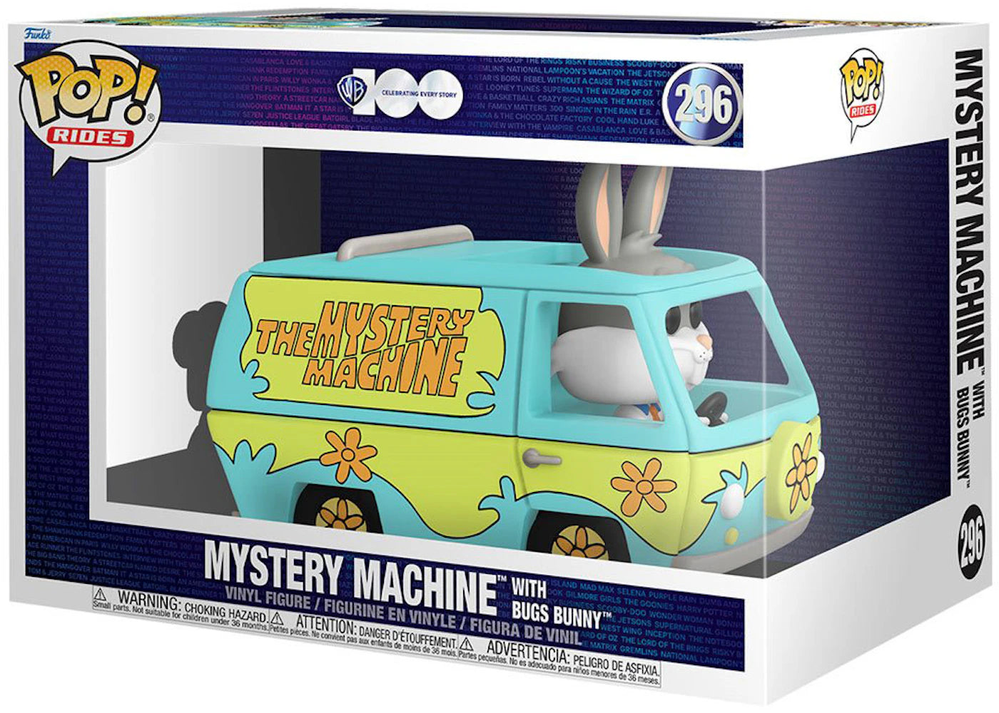 Funko Pop! Rides Warner Bros. 100th Anniversary Mystery Machine with Bugs Bunny Figure #296-