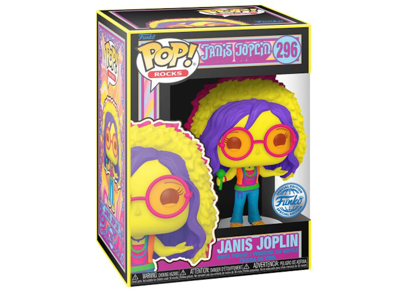 Funko Pop! Rocks Janis Joplin Special Edition Figure #296-