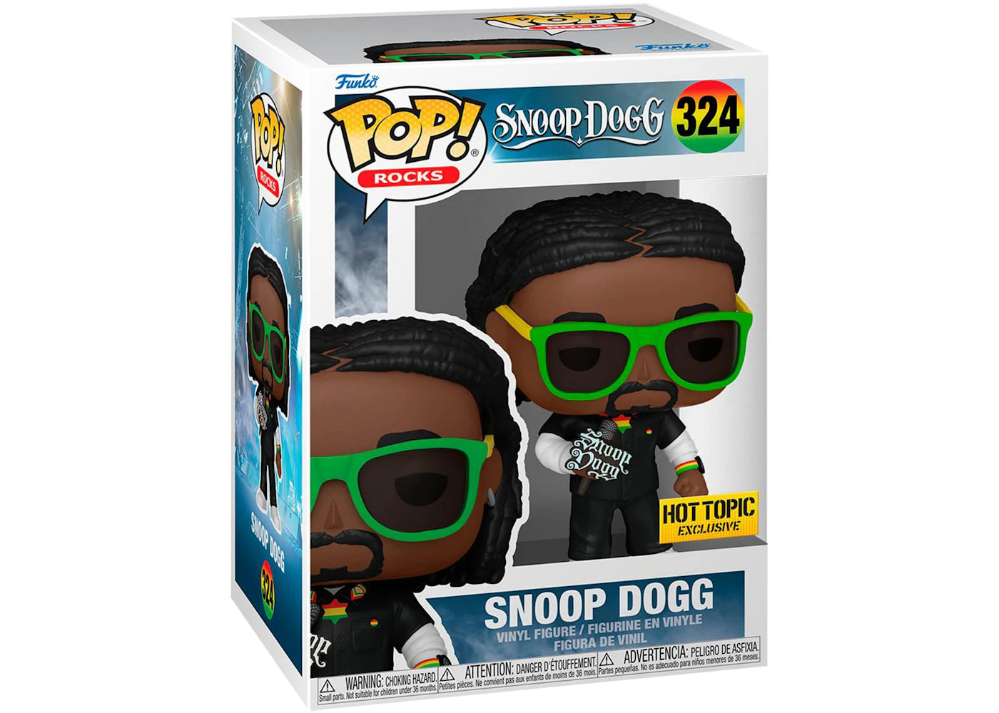 Funko Pop! Rocks Snoop Dogg Hot Topic Exclusive Figure #324-