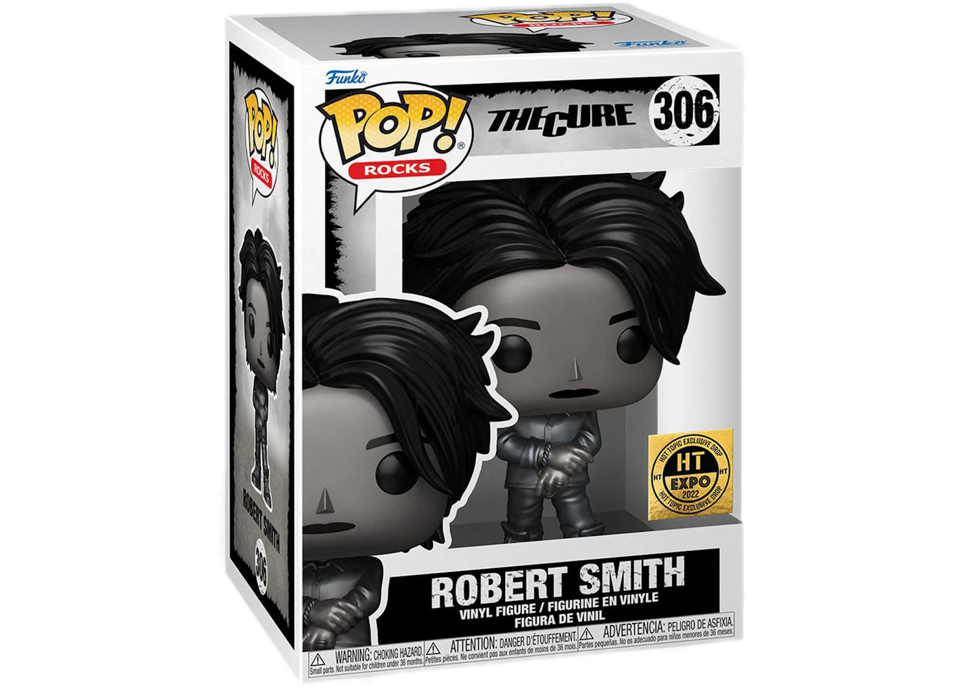 Funko Pop! Rocks The Cure Robert Smith 2022 Hot Topic Expo Exclusive Figure #306-