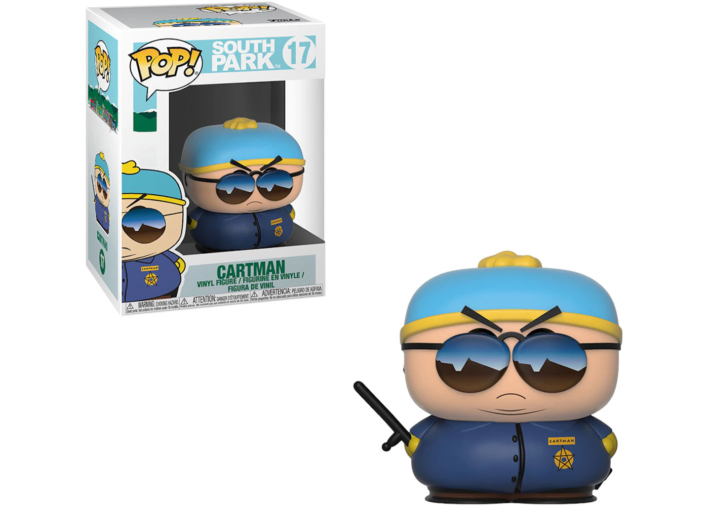 Funko Pop! South Park Cartman Motorcycle Cop Figure #17-
