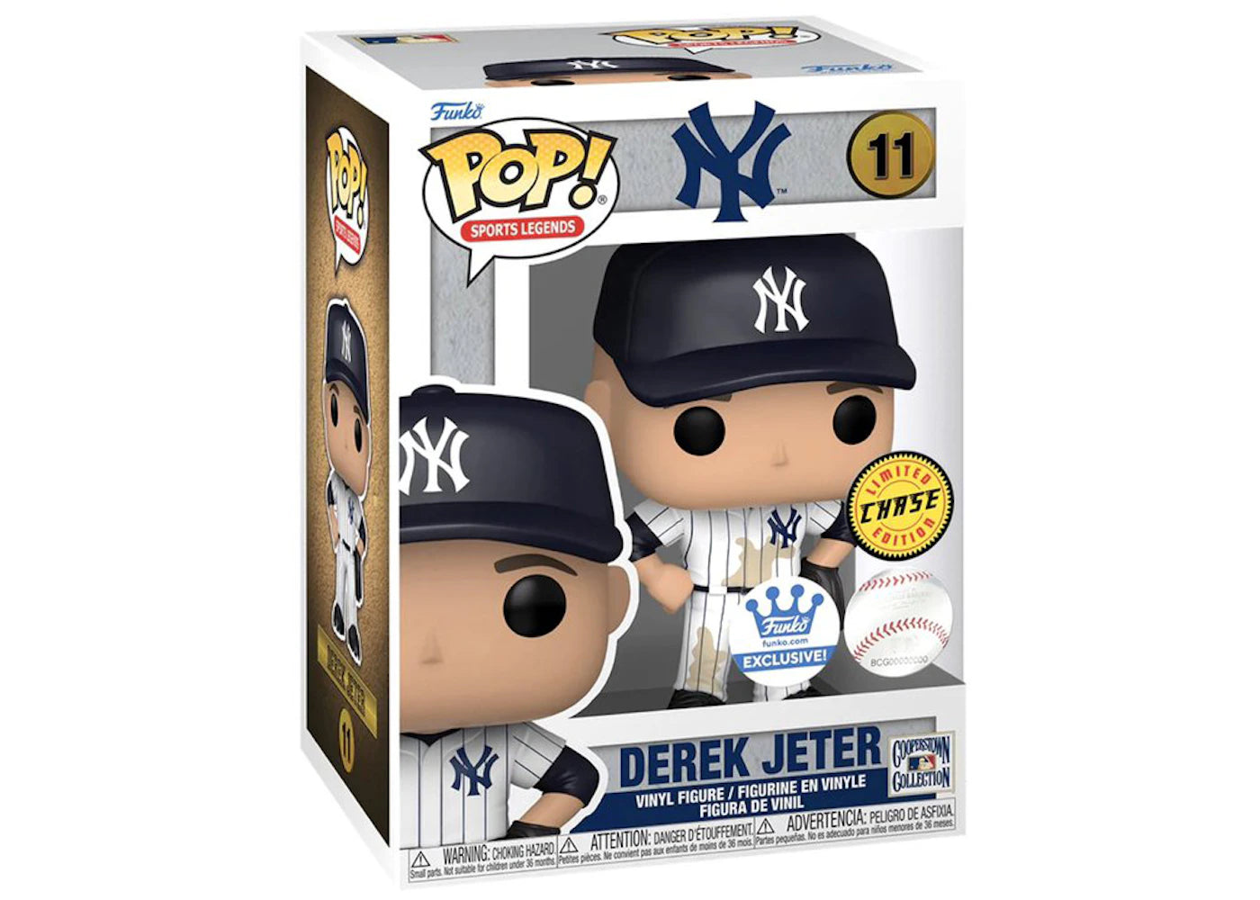 Funko Pop! Sports Legends New York Yankees Derek Jeter Chase Edition Funko Shop Exclusive Figure #11-
