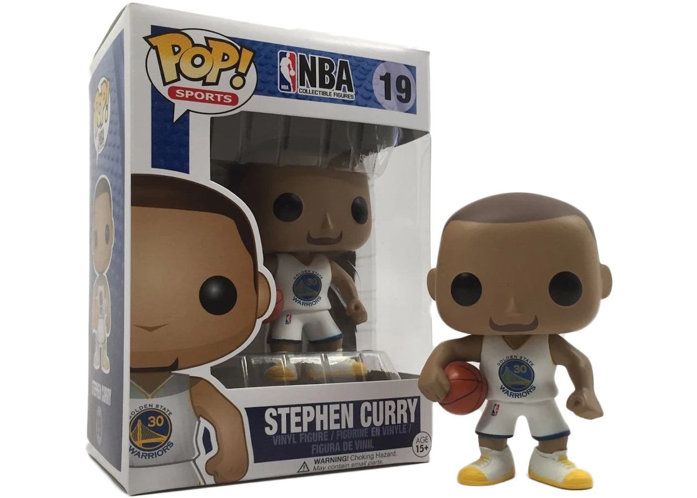 Funko Pop! Sports NBA Stephen Curry (White Jersey) Figure #19-