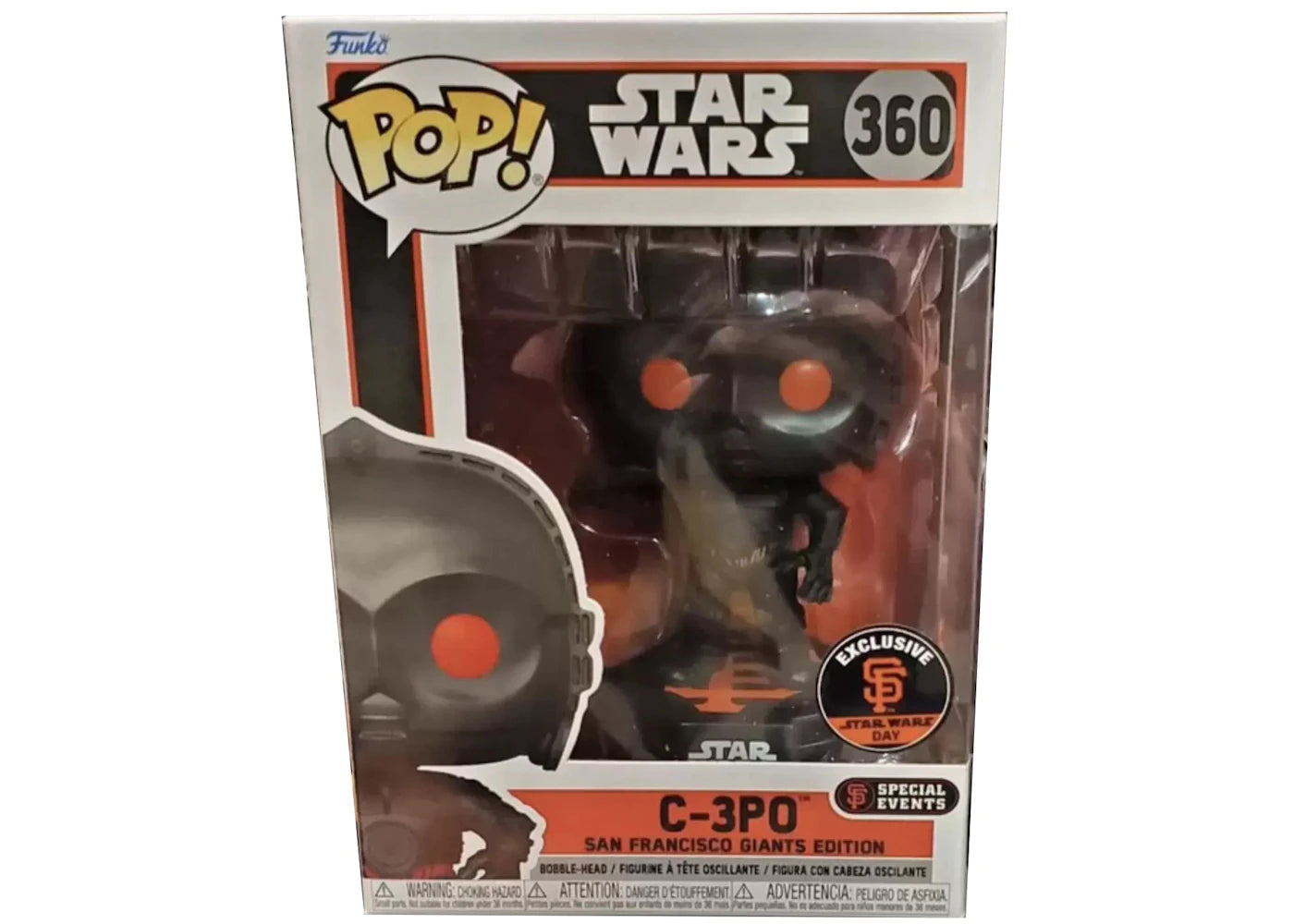 Funko Pop! Star Wars C-3P0 (San Francisco Giants Edition) Star Wars Day Exclusive Figure #360-