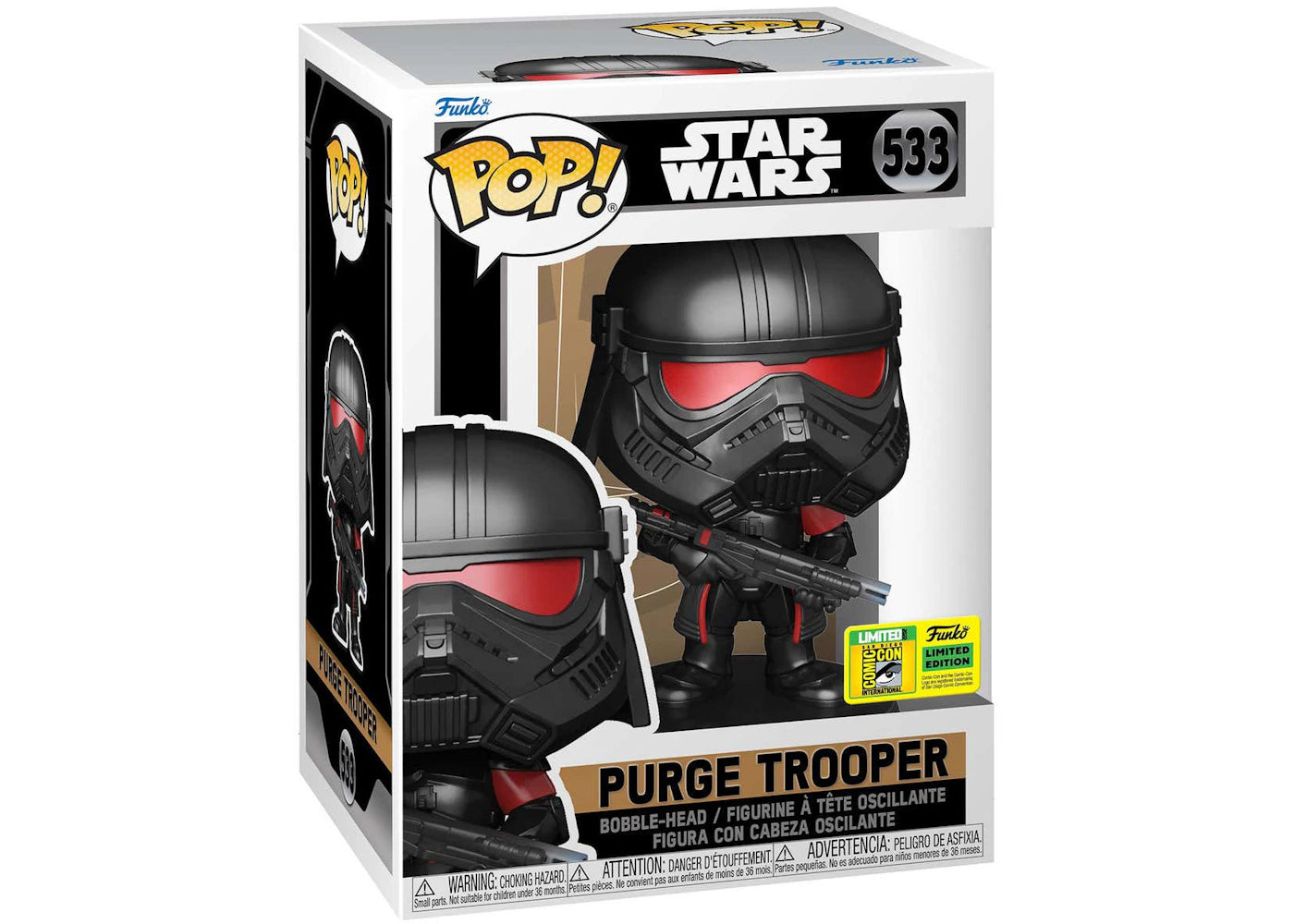 Funko Pop! Star Wars Purge Trooper 2022 SDCC Exclusive Figure #533-