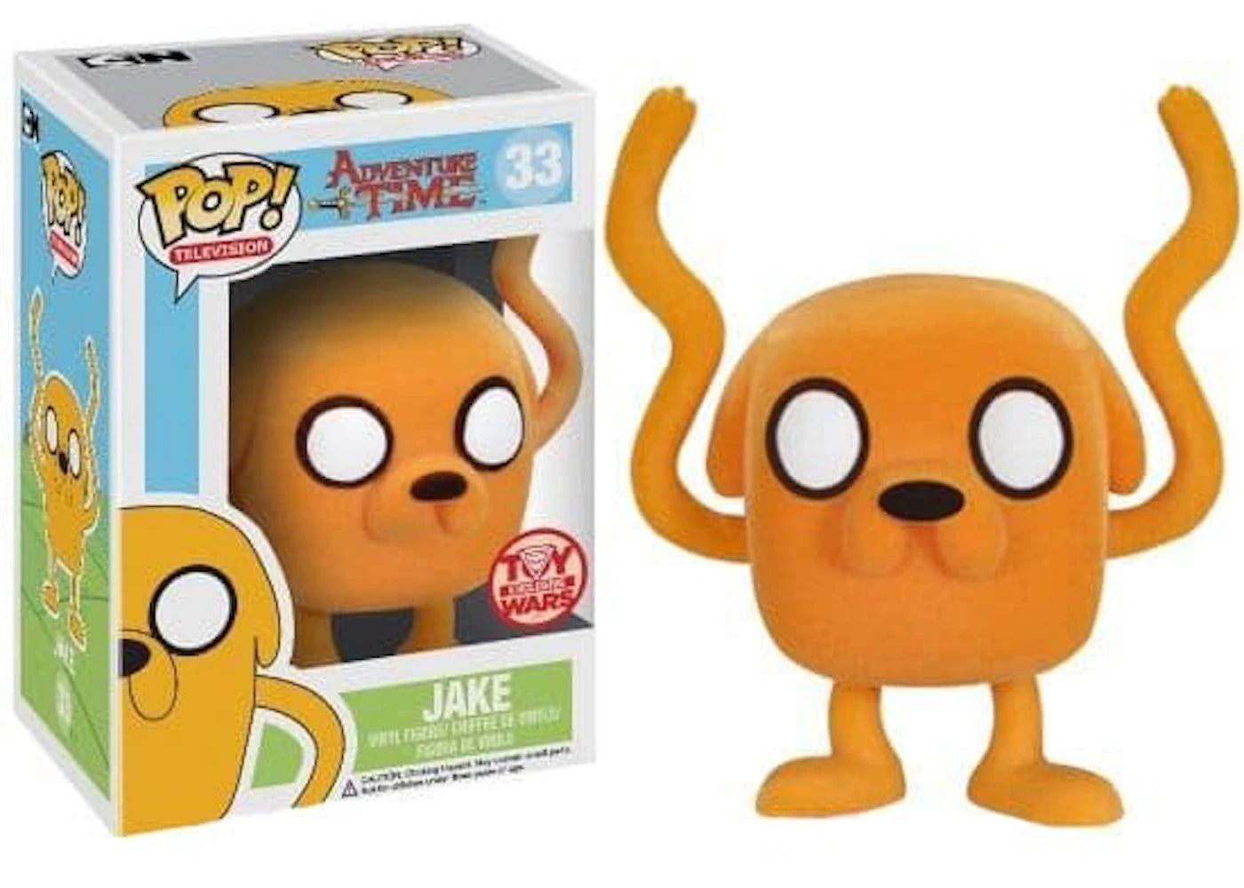 Funko Pop! Television Adventure Time Jake the Dog (Flocked) Wildcard Toys Exclusive Figure #33-