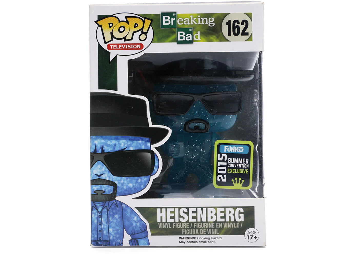 Funko Pop! Television Breaking Bad Heisenberg (Blue Crystal) Summer Convention Exclusive Figure #162-