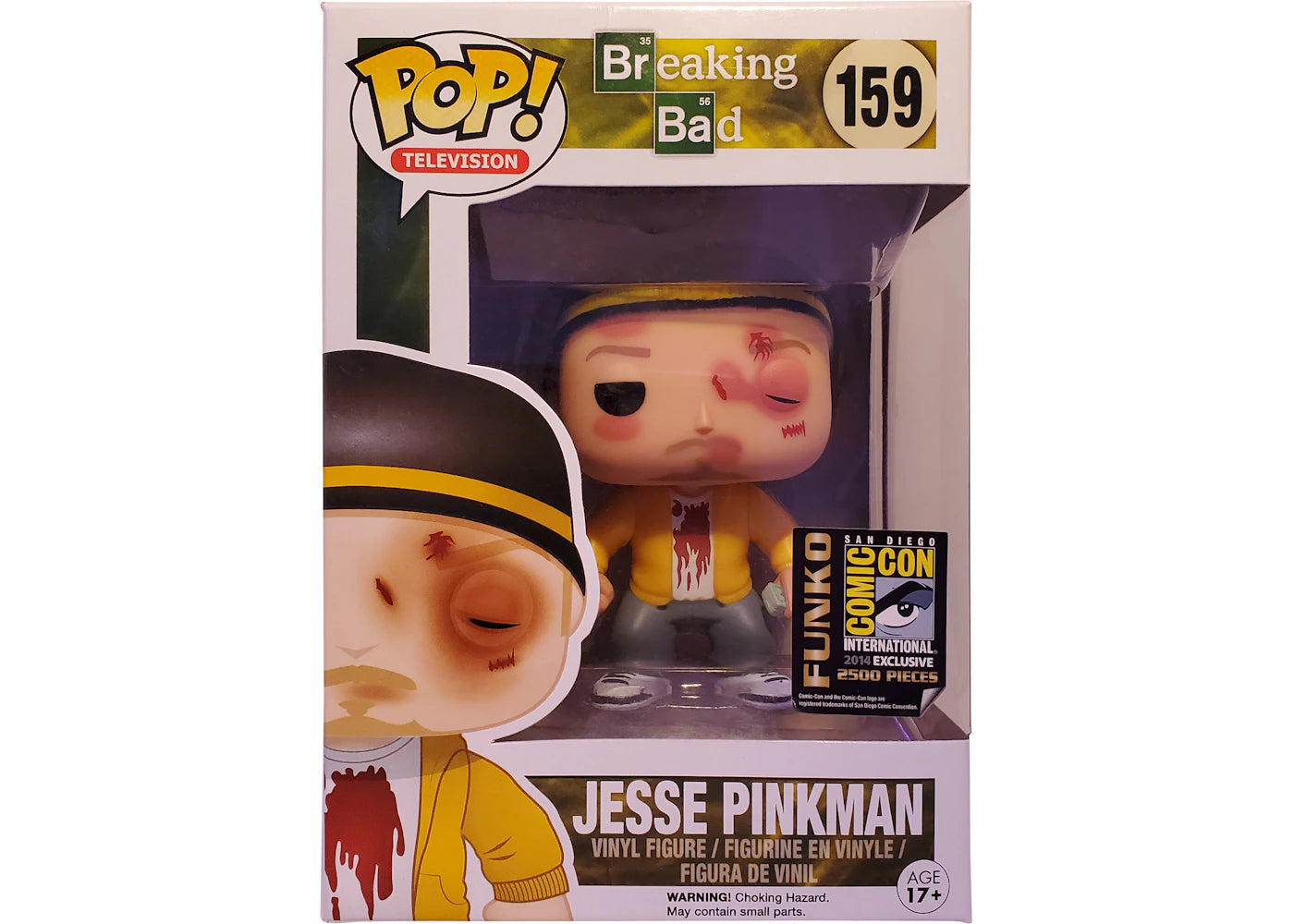Funko Pop! Television Breaking Bad Jesse Pinkman (Bloody) SDCC Figure #159-