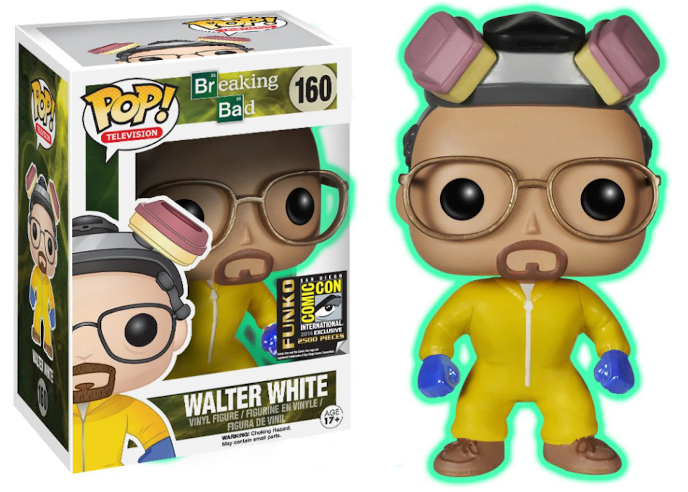 Funko Pop! Television Breaking Bad Walter White (Glow) SDCC Figure #160-